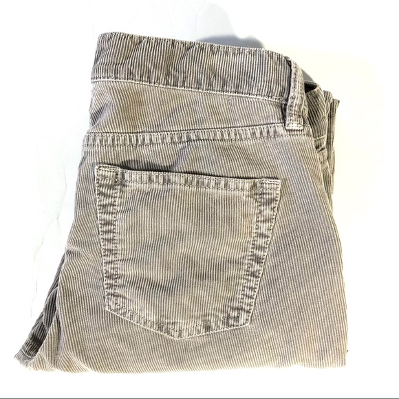J. Crew Denim - J. Crew Low Rise City Fit Lt. Gray Corduroy Jeans